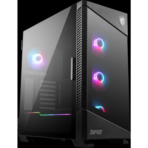 Кутия за компютър MSI MPG VELOX 100R Mid Tower „Черен 4x