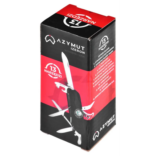 Джобен нож AZYMUT Izeron - 13 инструмента + чанта за колан