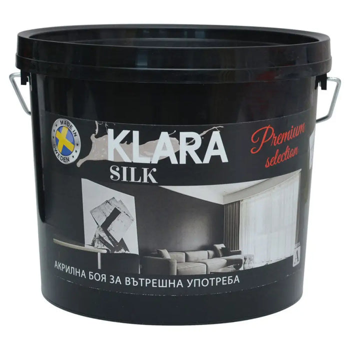 АКРИЛНА БОЯ ЗА СТЕНИ И ТАВАНИ БАЗА А 2.7 L KLARA SILK