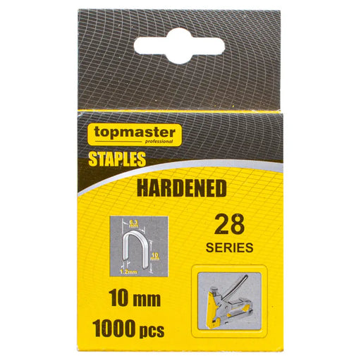 СКОБИ ЗА ТАКЕР ТИП 28 10X6.3 ММ TOPMASTER 1000 БРОЯ