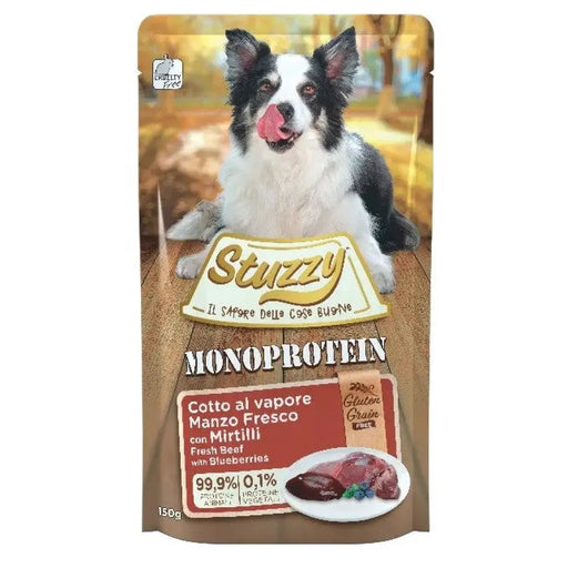 STUZZY Monoprotein Beef с боровинки - мокра храна за кучета