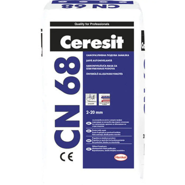 САМОРАЗЛИВНА ЗАМАЗКА ОТ 2 ДО 20 MM CERESIT CN 68