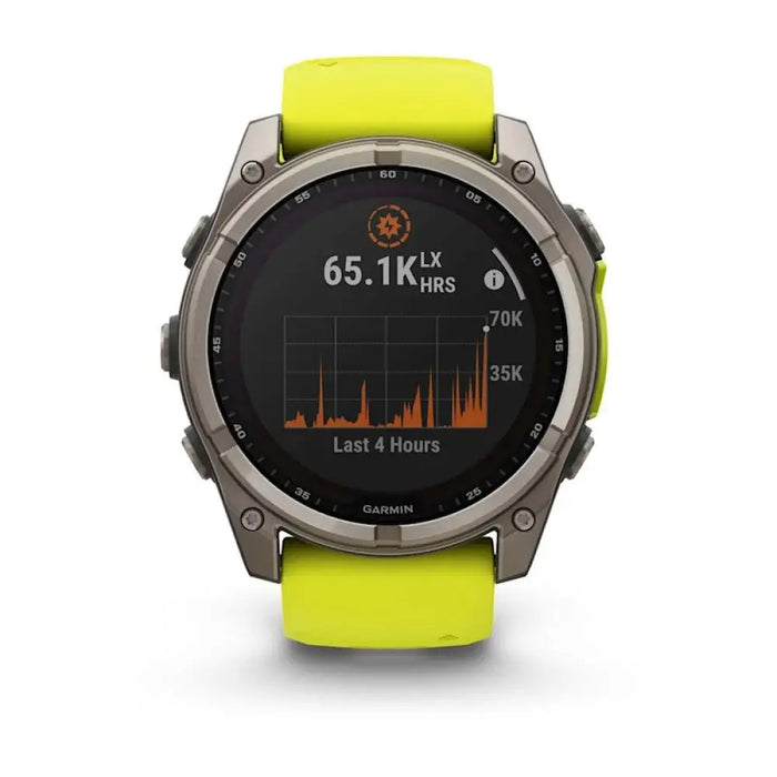 Смарт часовник GARMIN 010-02907-21 Жълт Графит Титанов
