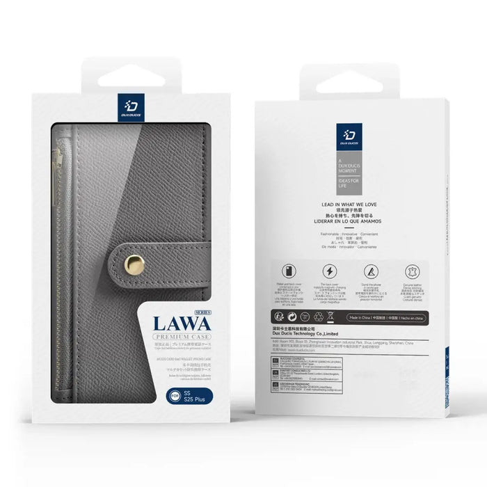 Кожен калъф Dux Ducis Lawa за Samsung Galaxy S25