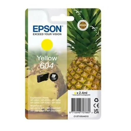 Оригиална касета за мастило Epson XP-2200 WF-2910DWF Жълт