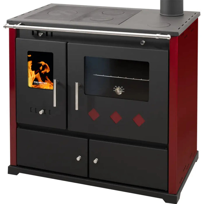 ГОТВОРСКА ПЕЧКА ЧУГУНЕН ПЛОТ PROMETEY ПРАКТИК ЛУКС ЕКО