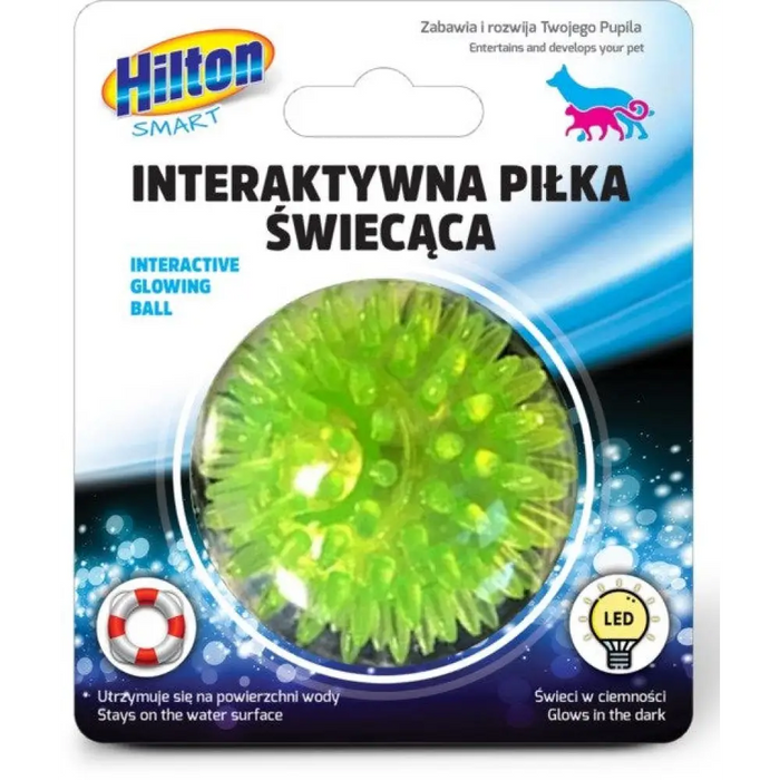 Интерактивна светеща топка HILTON Smart 5см за котка/куче
