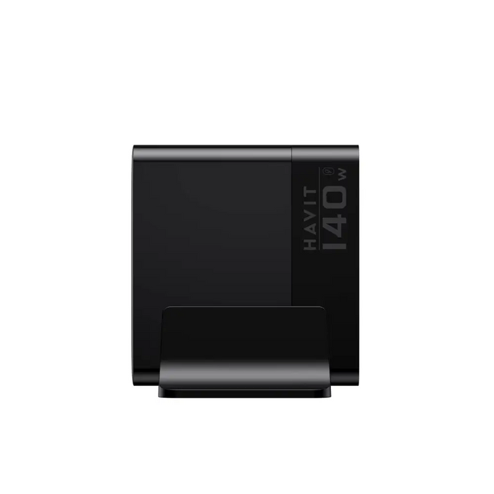 Havit UCLE004 EU - GaN петпортово зарядно за пътуване 140 W