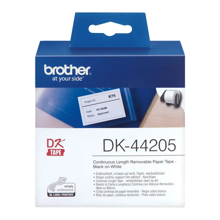 Етикети за принтер Brother DK-44205 62 mm x 30,48 m