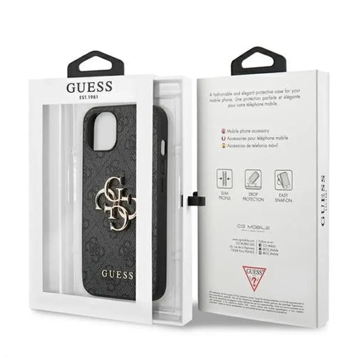 Guess GUHCP13M4GMGGR iPhone 13 / 14 / 15 6.1’’ сив/сив