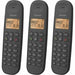 Безжичен телефон Logicom ILOA 350 TRIO Черен