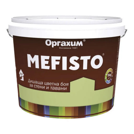 ИНТЕРИОРНА БОЯ ЦВЯТ АВОКАДО 5 KG MEFISTO