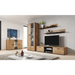 Комплект Cama от два рафта 125см SOHO дъб левкас/черен