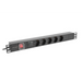 Lanberg разпределителен блок (pdu) 19’’ 1U 16a 2m 5x шуко