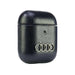 Кожен калъф Audi с голямо лого за AirPods 1 / 2 - черен