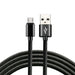 everActive кабел micro USB 1m - Черен оплетен бързо