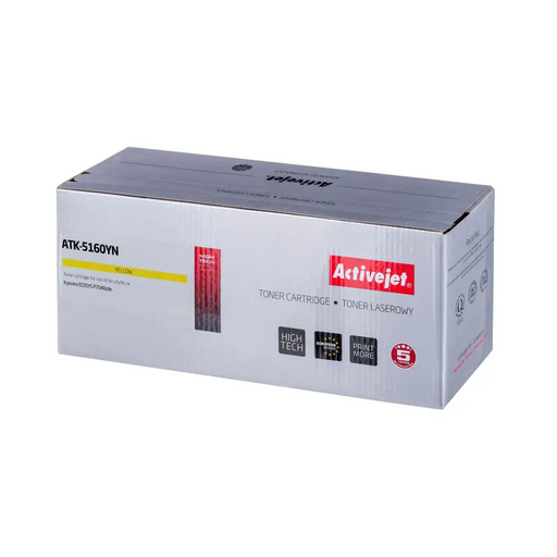 Тонер Activejet ATK-5160YN (заместител за Kyocera TK-5160Y;