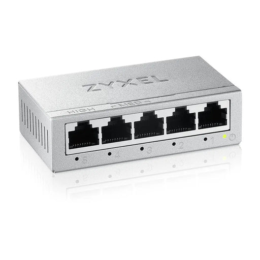 Суич ZYXEL GS-105B v5 5 портов Gigabit метален корпус