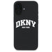 DKNY силиконов бял щампован лого MagSafe калъф за iPhone 16