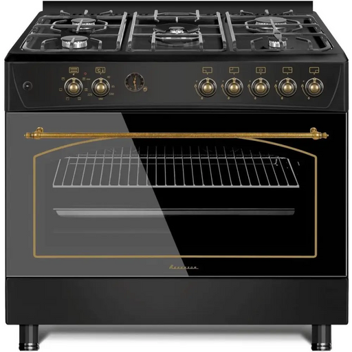 Готварска печка Ravanson KWGE-K90-6 TOP CHEF Свободностояща