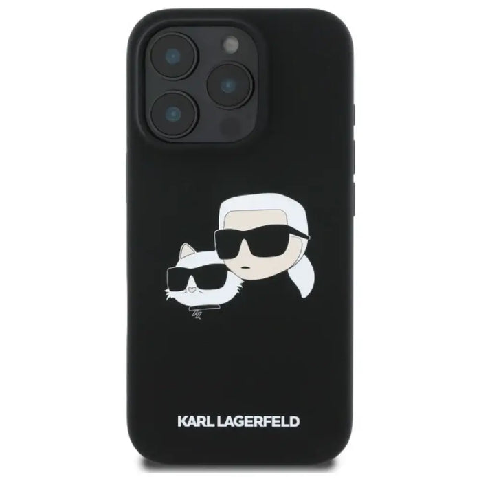Силиконов кейс Karl Lagerfeld Heads Print MagSafe за iPhone
