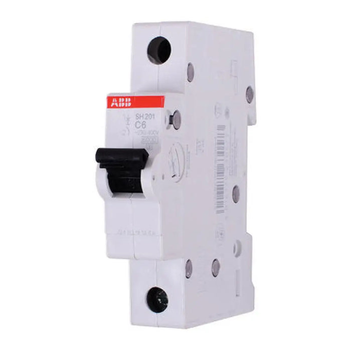 АВТОМАТИЧЕН ПРЕКЪСВАЧ 6А ЕДНОПОЛЮСЕН ABB SH201-C6 1Р