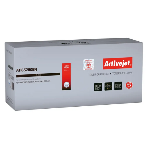 Тонер Activejet ATK-5280BN (заместител за Kyocera TK-5280K;