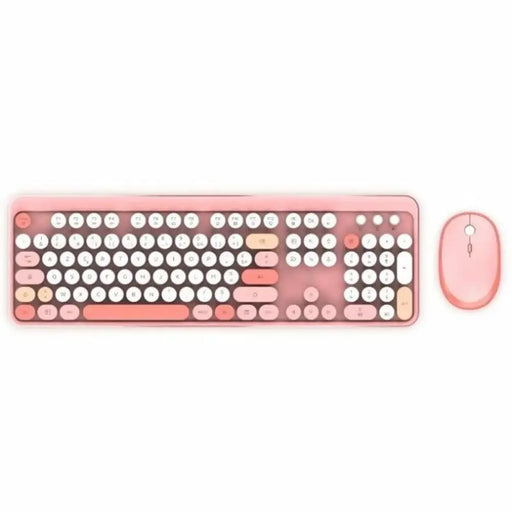 Клавиатура с мишка Mobility Lab Pure Color Rose Azerty