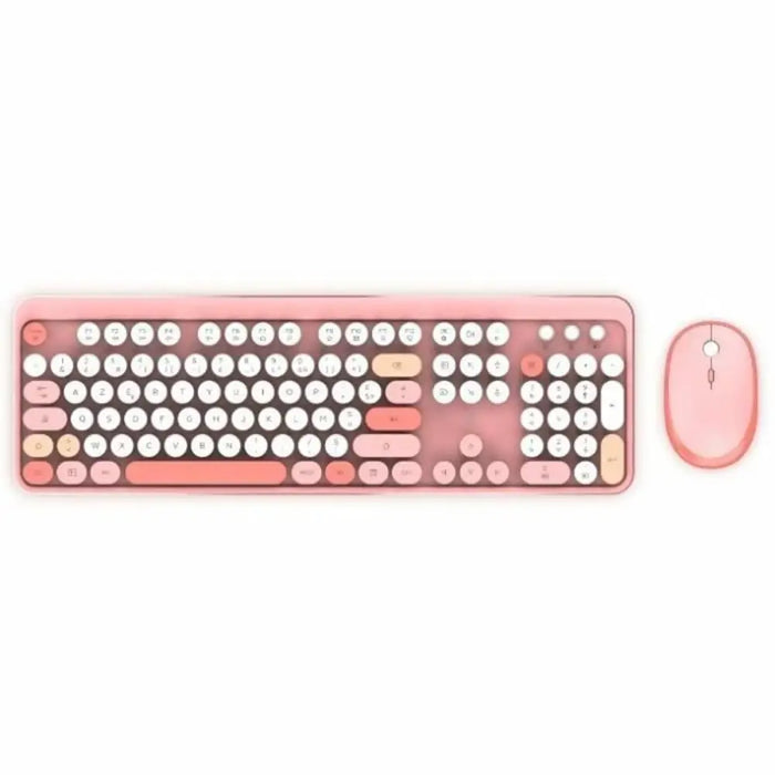 Клавиатура с мишка Mobility Lab Pure Color Rose Azerty