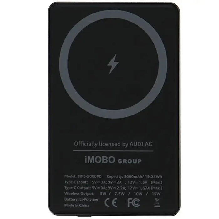 Преносима батерия Powerbank Audi Big Logo MagSafe