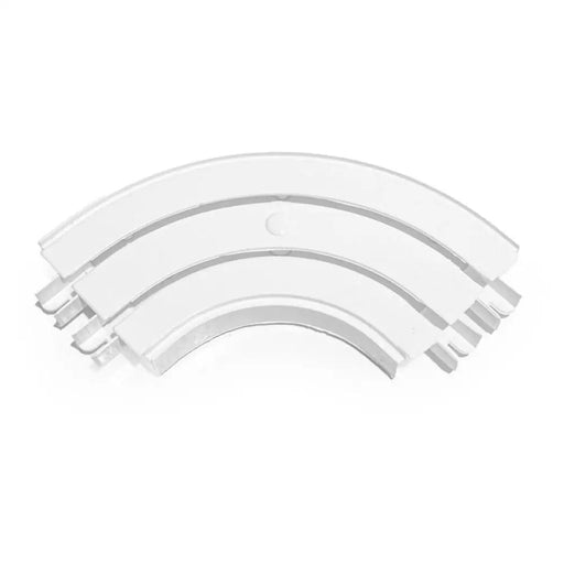 АКСЕСОАР СВЪРЗВАЩ ЪГЪЛ KARPOL ЗА ДВУКАНАЛЕН PVC КОРНИЗ