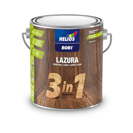 АЛКИДЕН ЛАК ЗА ДЪРВО 3В1 АНТРАЦИТ 2.5 L HELIOS BORI