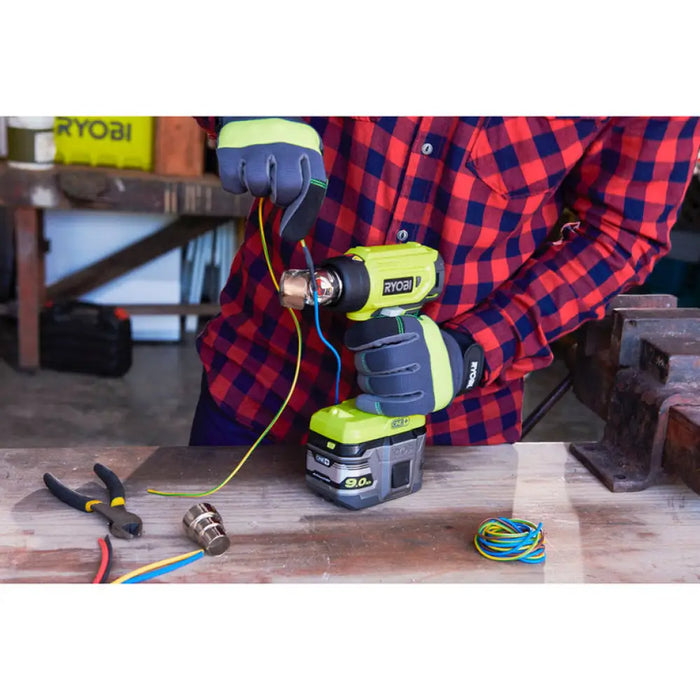 АКУМУЛАТОРЕН ПИСТОЛЕТ ЗА ГОРЕЩ ВЪЗДУХ RYOBI R18HG-0