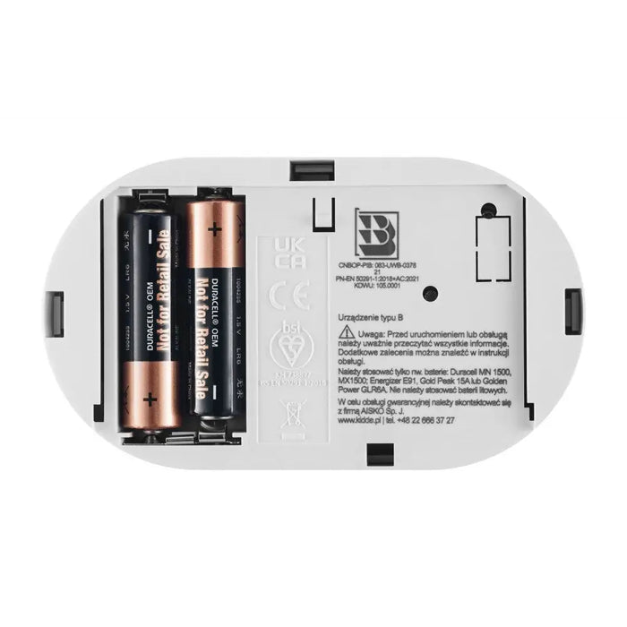 Детектор за въглероден окис Kidde K5CO White