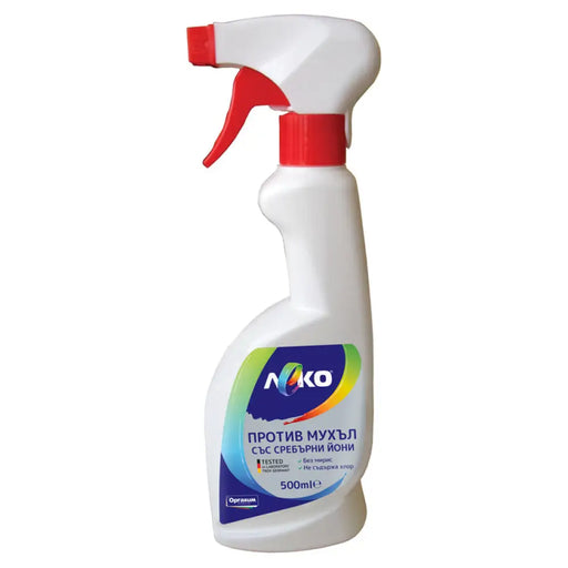 ПРЕПАРАТ ПРОТИВ МУХЪЛ СЪС СРЕБЪРНИ ЙОНИ 500 ML LEKO