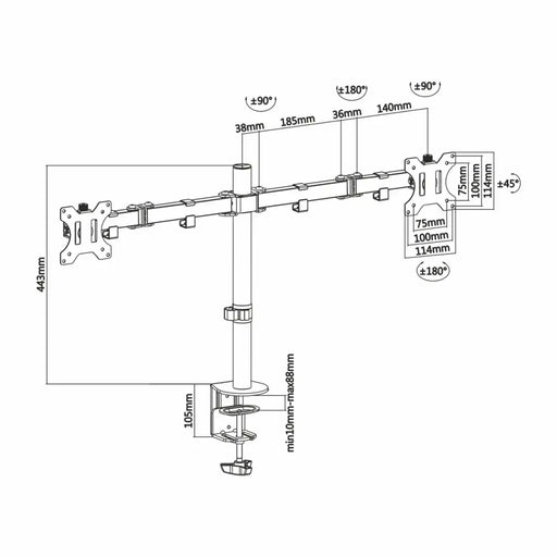 Поставка за монитор Aisens DT32TSR-041 13’’