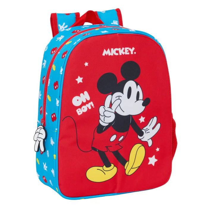 Училищна чанта Mickey Mouse Clubhouse Fantastic Син Червен