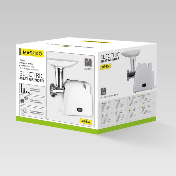 MAESTRO MR-852 Месомелачка 1000 W Бяла