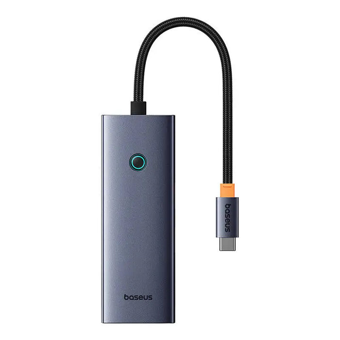 5в1 хъб Baseus UltraJoy 4xUSB 3.0 PD сив