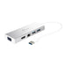 6-портов хъб j5create Mini Dock JUD380 USB 3.0 Gigabit