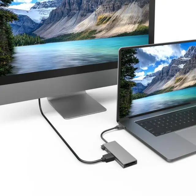 6-портов хъб USB-C HAMA Multiport 2 x USB-A USB-C