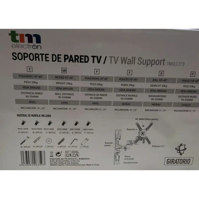 Поставка за телевизор TM Electron 20 kg 10’’-32’’