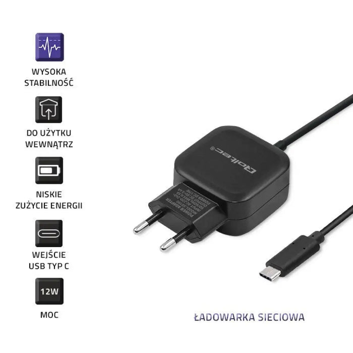 Зарядно устройство Qoltec 50190 17W | 5V | 3.4A | USB + USB