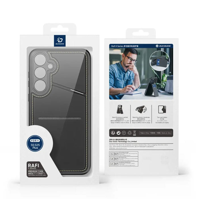 Калъф Dux Ducis Rafi II за Samsung Galaxy S25 + със стойка