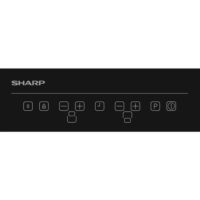 Вграден керамичен плот Sharp KH-3I25NT0K-EU Индукционен