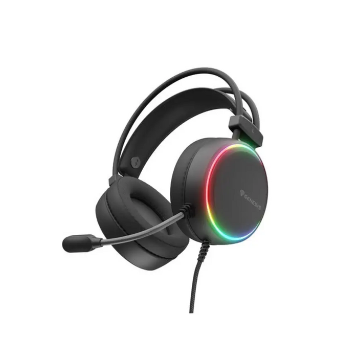 Слушалки Genesis Neon 613 G2 с микрофон RGB осветление черно