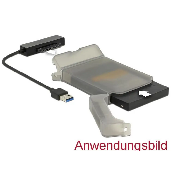 Конвертор Delock USB 3.0 Type-A мъжко - SATA 6 Gb/s 22 pin