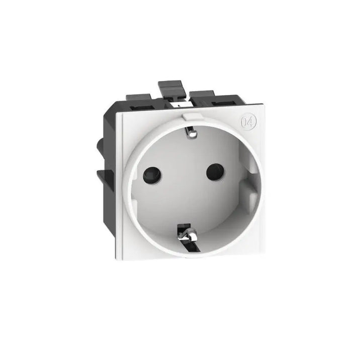 КОНТАКТ ШУКО 2 P + E 16 A 250 V С АВТОМАТИЧНИ СКОБИ LIVING