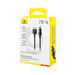 Кабел за бързо зареждане Baseus Gem USB to IP 2.4A 1 м черен