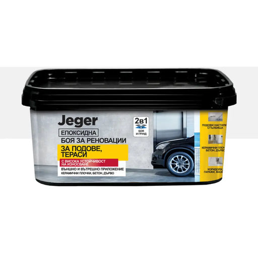 ЕПОКСИДНА БОЯ ЗА РЕНОВАЦИИ БЯЛА 2 L JEGER